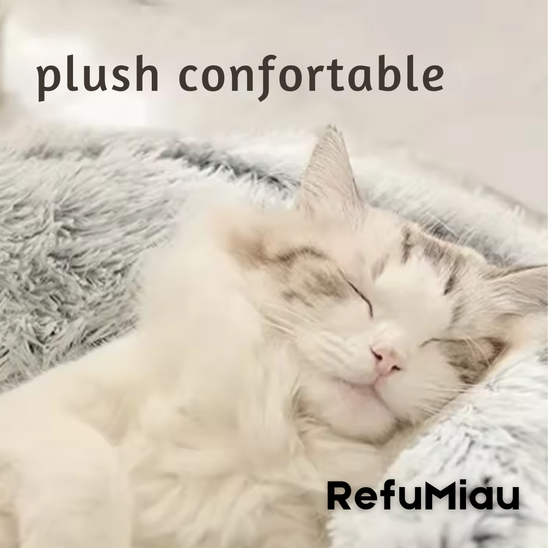 RefuMiau Cama para gatos 2 en 1 | Nido cerrado y colchón suave desmontable